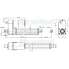 Actuador linea 1100 kg