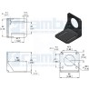 Soporte para motor paso a paso NEMA 23