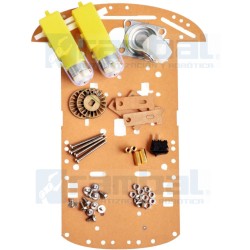 Kit Chasis Robot dos Ruedas y accesorios 2WD-Full-2
