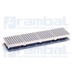 Display 4 Matriz de Puntos  MAX7219 para Arduino