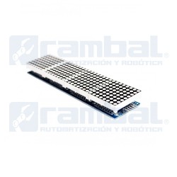 Display 4 Matriz de Puntos  MAX7219 para Arduino