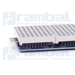 Display 4 Matriz de Puntos  MAX7219 para Arduino