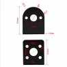 kit motor reductor con encoder 100rpm con soporte