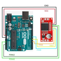 Controlador de motor  VNH2SP30 V5