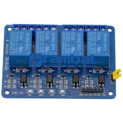 Module Relay 4 Canales Optoacoplado