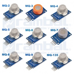 Kit sensores de gas serie MQ