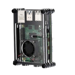 Caja acrilica Raspberry pi4 + FAN