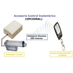 Actuador 20" Motor Lineal Telescopico Electrico Matusy 20AX.