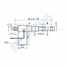 Actuador 20" Motor Lineal Telescopico Electrico Matusy 20AX.