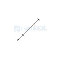 Husillo Tornillo Hilo Trapezoidal Cuadrado T8 CNC 600mm Nut Set