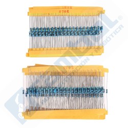 Pack 600 Resistencias 1/4W