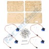 Kit Brazo Robótico Madera 4 DOF (MG90S) (4 DOF Wooden Robotic Arm Kit)