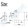 Motor Reductor JGA25-370 12V 100RPM