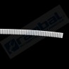 Correa Dentada abierta 2GT 10mm color blanco 1M
