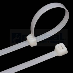 Pack 100 ud. Brida negra de nylon 8x500 mm