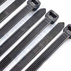 Pack 1000 ud. Brida negra de nylon 3x100 mm
