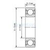 624ZZ, Rodamiento de bolas (5 x 13 x 4mm)