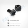 Kit de espaciadores hexagonales de M-F negro