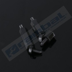 Kit de espaciadores hexagonales de M-F negro
