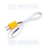 Termocupla tipo K 204°C 1m