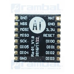 Modulo RA-01 SX1278 comunicación larga distancia 433MHz.