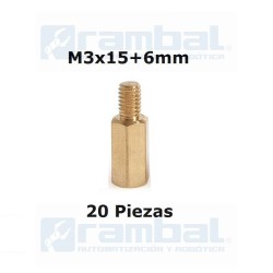 Set Espaciadores Hexagonales Pilar M3.