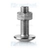Set 20 Tornillos con Tuerca M3x6mm acero inoxidable