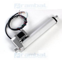 Actuador lineal motor paso a paso 8"