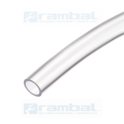 Tubería PVC transparente 8mmx1m