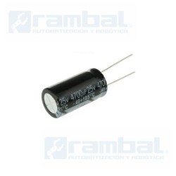 Condensador electrolítico 4.700uF 25V
