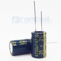 Condensador electrolítico 4.700uF 25V