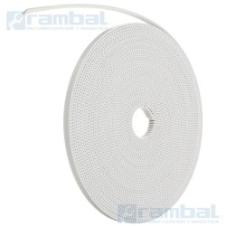 Correa dentada de Distribucion Abierta GT2 de 10 mm, 5 mtrs.