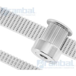 Correa dentada de Distribucion Abierta GT2 de 10 mm, 5 mtrs.