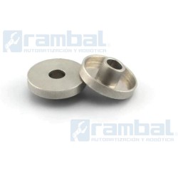 Tapa redonda de protección con agujero 18 mm, 5 mm de apertura, multifunción