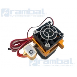 Kit Extrusor MK8 Hotend con boquilla, motor y accesorios.