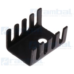 Disipador de calor de 10x15x20 mm, para componentes TO-220