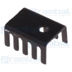 Disipador de calor de 10x15x20 mm, para componentes TO-220