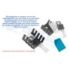 Disipador de calor de 10x15x20 mm, para componentes TO-220