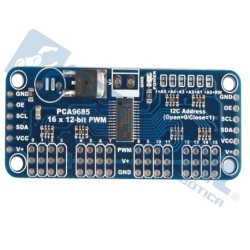 Módulo Driver I2C 16 Canales PWM PCA9685, Servo-Controlador (PCA9685 16 Channel PWM I2C Driver Module PCA9685, Servo Controller)