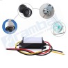 R-Reductor de voltaje Step Down DC-DC 24V a 12V 3A Impermeable