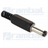 R-Conector Jack macho 2.1mm x 5.5mm