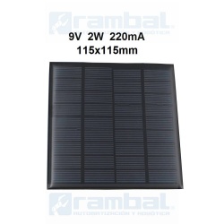 R-Panel Fotovoltaico Solar 9V 2W