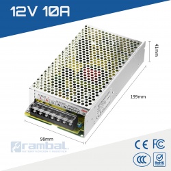 Fuente de Poder Switching 12V 10A