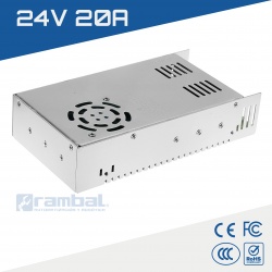 Fuente de Poder Switching 24V 20A