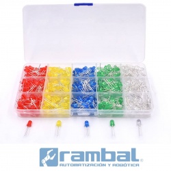 Kit de 500 diodos LED 5mm