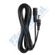 Cable extension CC 5 mts Jack 5.5x2.1