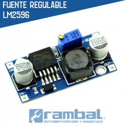 R-Fuente Regulable LM2596 DC/DC 3Amp Step Down
