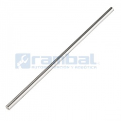Varilla eje guía de acero al carbono  cromada de 6mm x 1000mm