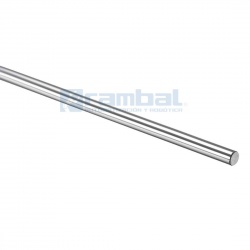 Varilla eje guía de acero al carbono cromada de 20mm x 1000mm