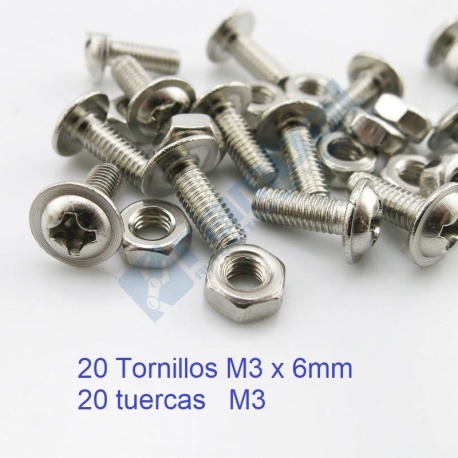 Kit De Tornillos M3, Tipo Phillips, Surtido, 400 Tornillos